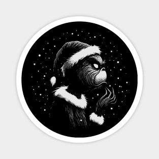 Christmas Grinch Magnet